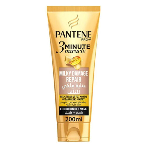 Pantene Pro-V 3 Minute Miracle Milky Damage Repair Condioner + Mask