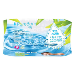 Pureborn Chemical Free Wipes Chemical Free Baby Wipes Buy Pure Born wipes Pure Baby Wet Wipes PureBorn Wipes online UAE