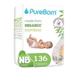 Pureborn Diaper Size 1 Pure Born Baby Diapers Baby Diapers Online UAE Organic Diaper Newborn Single Baby Diapers Size 1