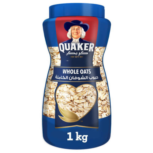 Quaker Whole Oats Jar 1kg