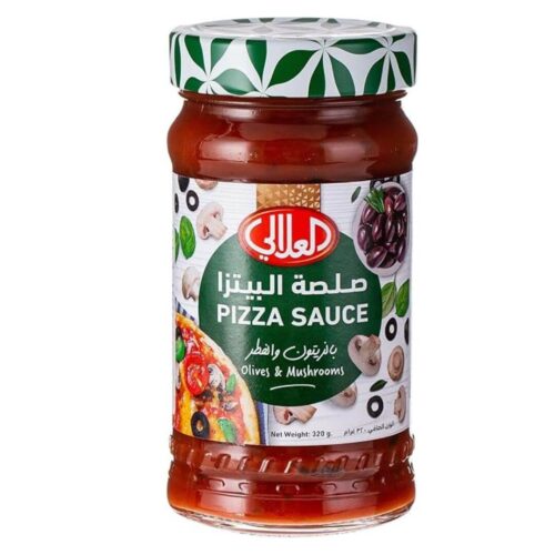 العلالي صلصة بيتزا بالزيتون والفطر