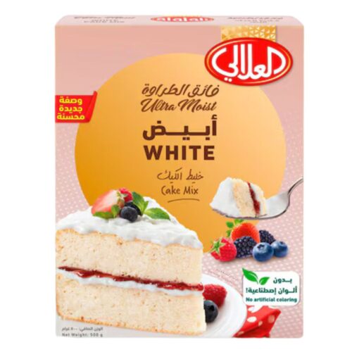 العلالي فائق الطراوة خليط الكيك أبيض