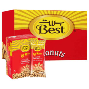 الفول السوداني جونوتس بيست 6x6x80جم