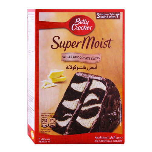 Betty Crocker Super Moist White Chocolate Swirl Cake Mix