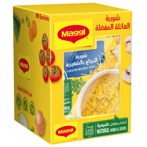 Maggi Chicken Noodles Soup 6 plus 2 Free 8x60g