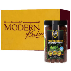 أعواد خبز بروتين بالأعشاب الطبيعية من مخبز مودرن