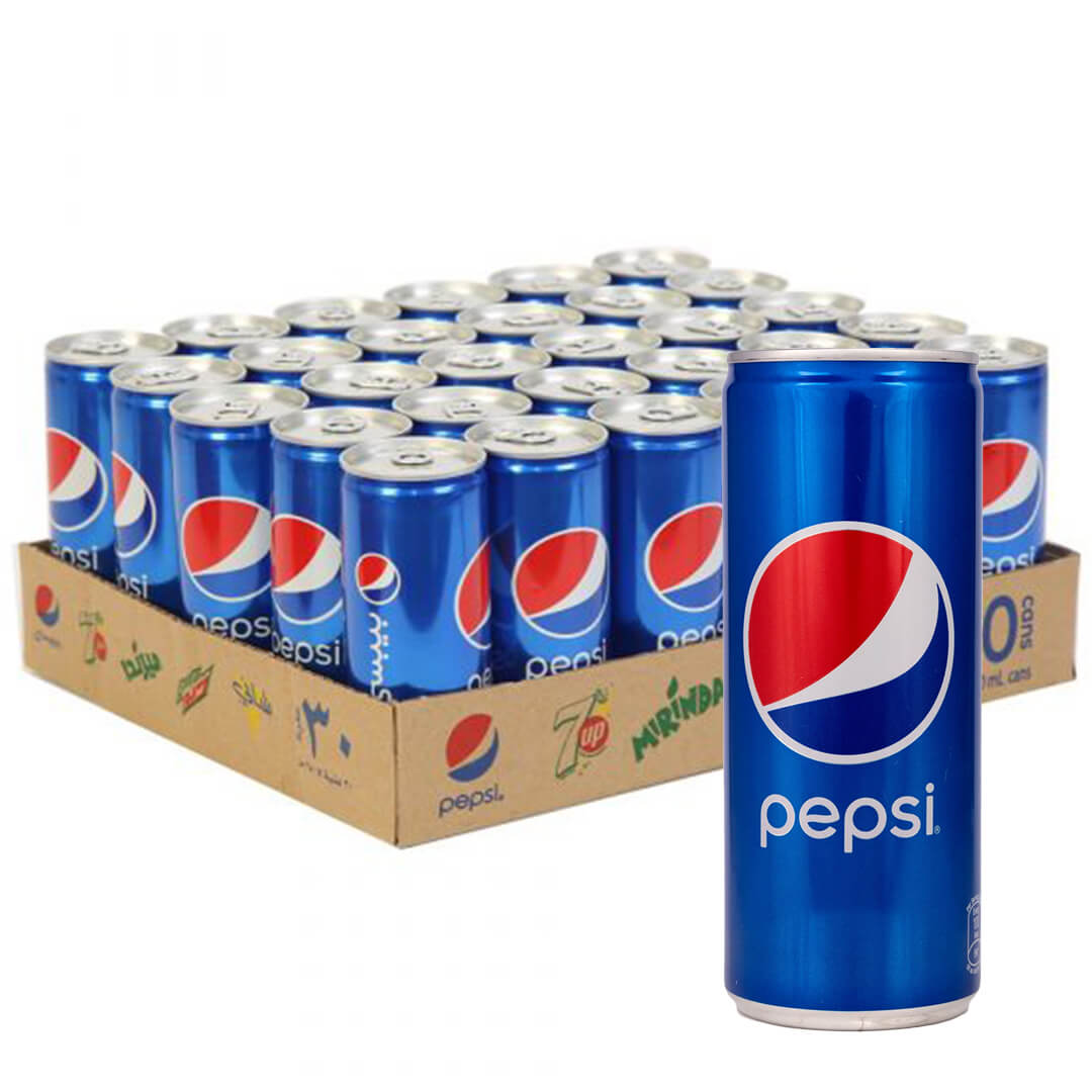 Pepsi Can 30x250ml soft drinks UAE