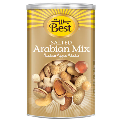 Best Salted Arabian Mix Can 350g , delicious snacks