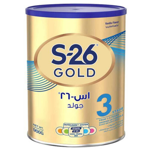 Wyeth Nutrition S-26 Gold Progress Stage 3 Growing Up Milk Formula 900g