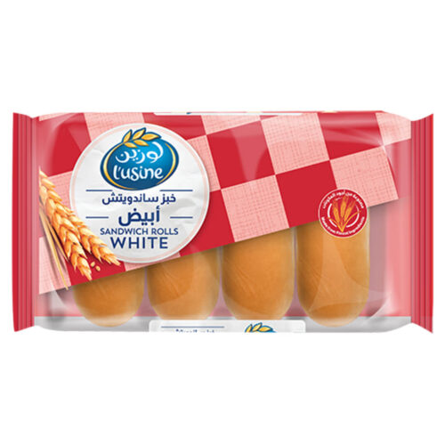 lusine Sandwich Roll White 4x50g