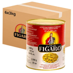 فيغارو زيتون أخضر شرائح