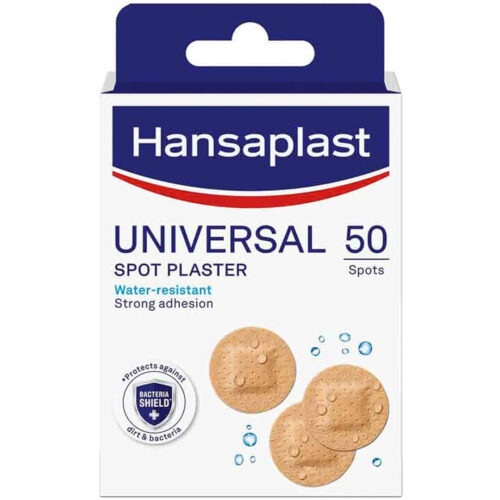 Hansaplast Universal Spot Plasters Water-Resistant And Strong Adhesion Strips