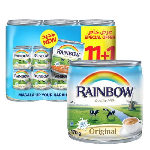 Rainbow Vitamin D Evaporated Milk 170g