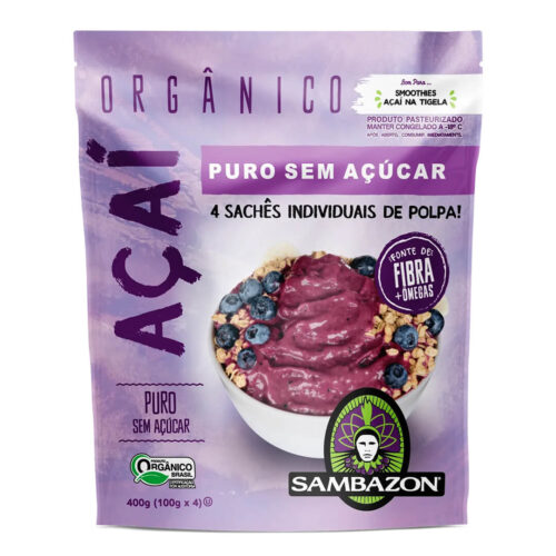 Sambazon Pure Unsweetened Acai Berry Fruit Puree