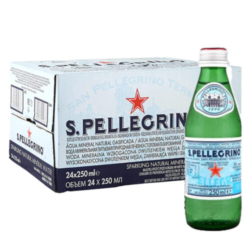 San Pellegrino Natural Sparkling Water Glass x24 250ml