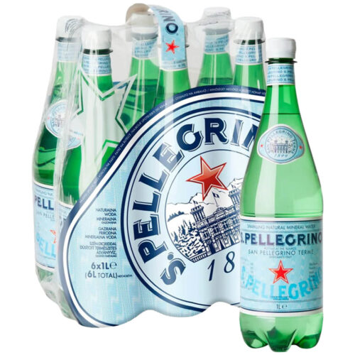 San Pellegrino Natural Sparkling Water 6x1ltr