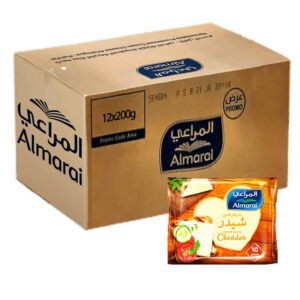 Almarai Cheddar Cheese Slices 200g high quality