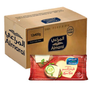 Almarai Cheese Slices Low Fat 12x400g