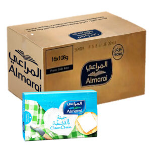 جبنة المراعي بالقشطة 16x108جم