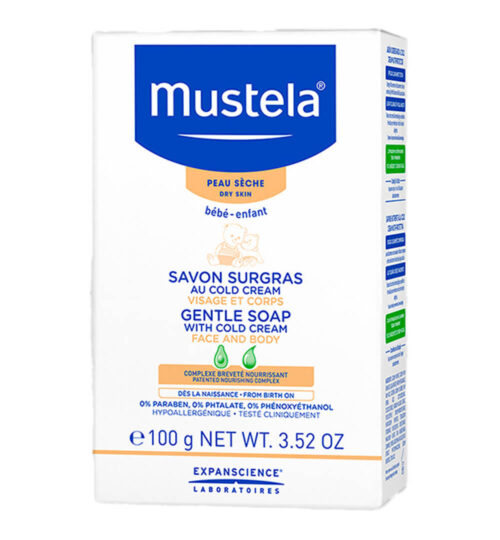 Mustela Soap And Cold Cream White