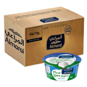 Almarai FullFat Fresh Sour Yoghurt 60x170g