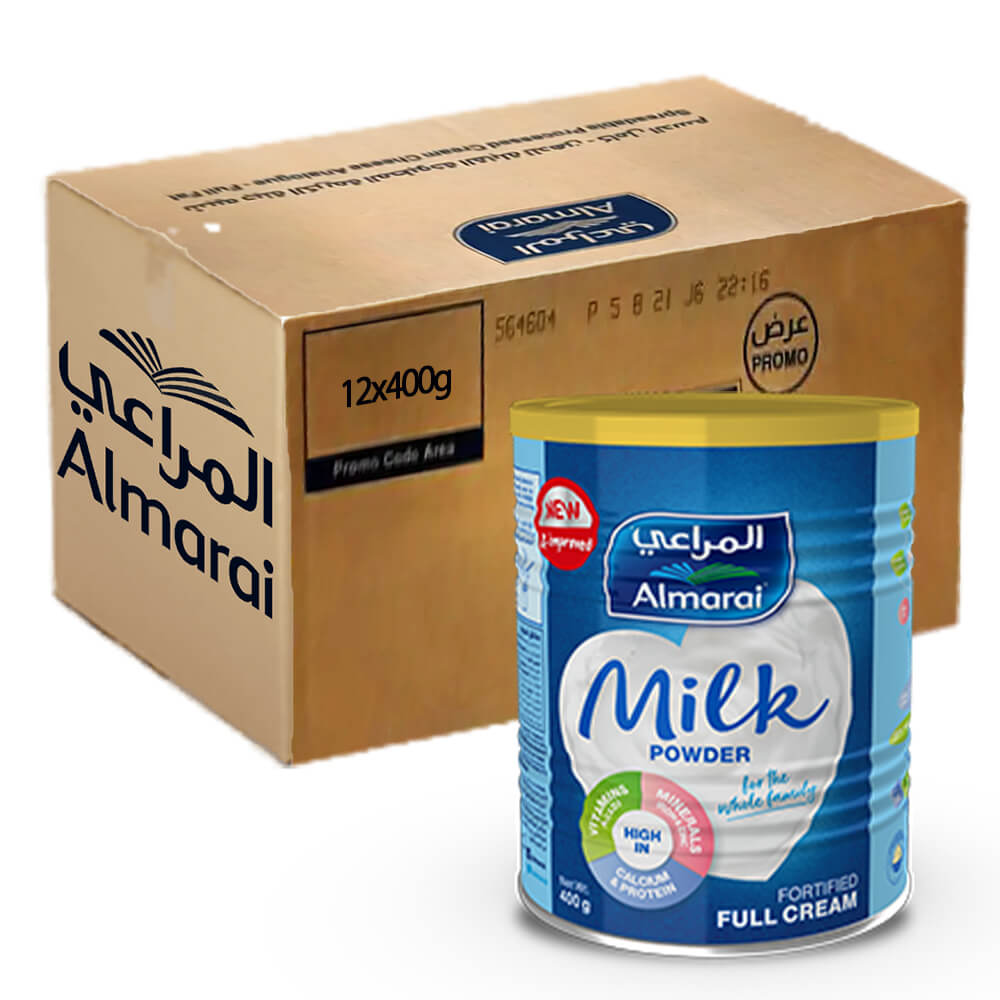 حليب بودرة كامل الدسم 12x400g