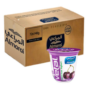 زبادي فيتال بالكرز الأسود 72x140جم