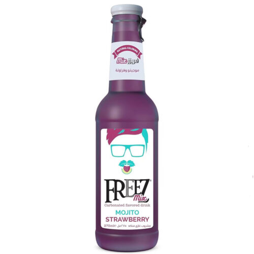 Freez Mix Carbonated Flavoured Mojito Strawberry Drink 275ml