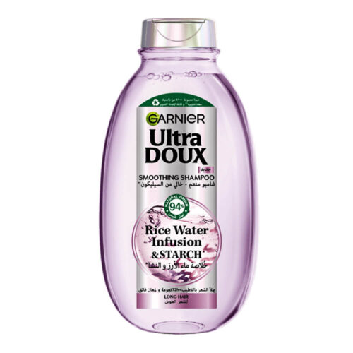 Garnier Ultra Doux Rice Water Infusion And Starch Smoothing Shampoo