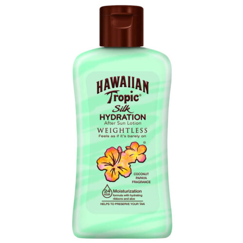 Hawaiian Tropic Silk Hydration Weightless After Sun Gel Lotion Green