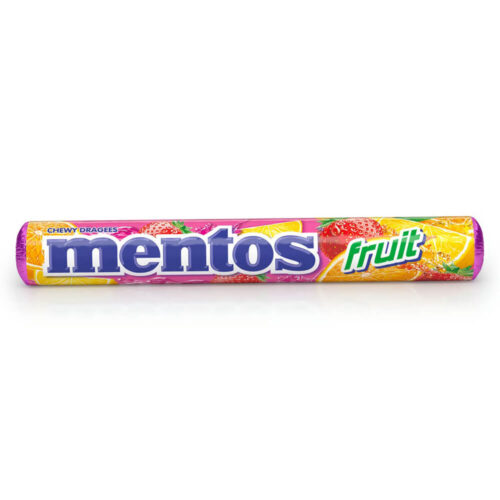 Mentos Chewy Candy Fruit Flavor
