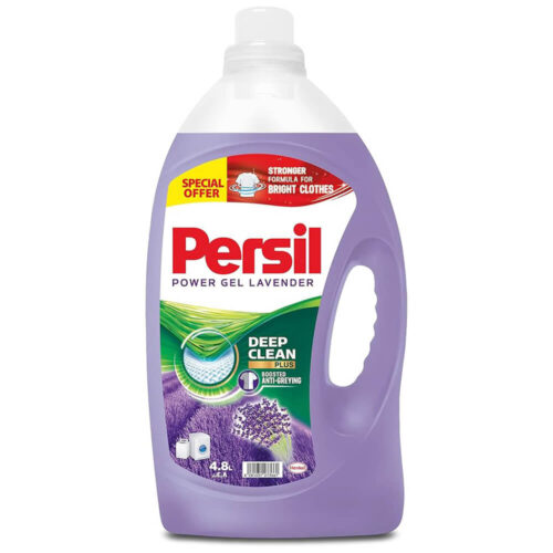 Persil Power Gel Liquid Laundry Detergent Lavender