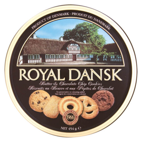 Royal Dansk Butter And Chocolate Chip Cookies