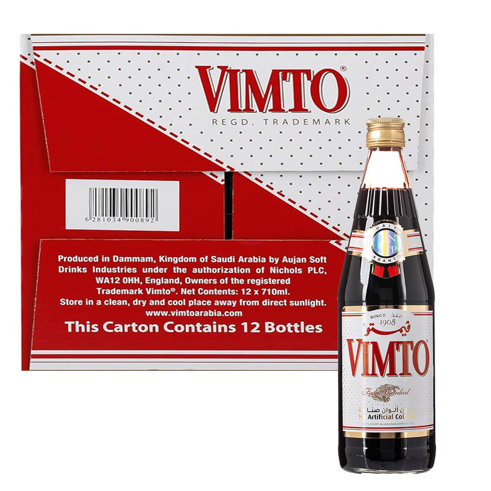 Vimto Fruit Cordial 12x 710ml Distributor UAE