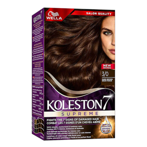 Wella Koleston Supreme Hair Color 3/0 Dark Brown