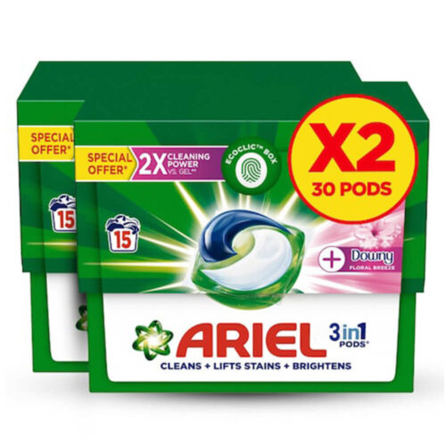 Ariel 3-In-1 Pods With Touch Of Downy Freshness Detergent Multicolour