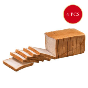 Bread Loaf Sliced Jumbo White 1.2kg 4pcs