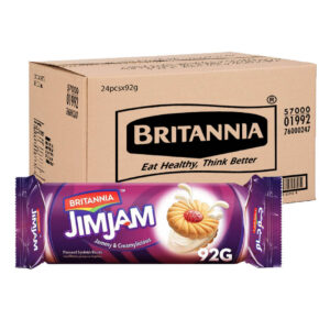 بسكويت جيم جام محشي بالكريمة بريتانيا 92 جم