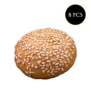 خبز برجر أبيض صغير بالسمسم وزن 30 جرام