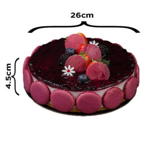 تشيز كيك توت أزرق