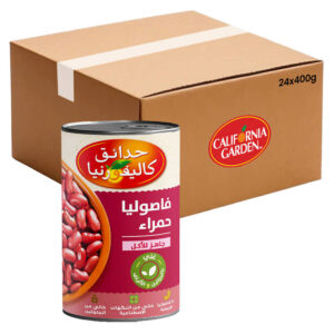 حدائق كاليفورنيا فاصوليا حمراء 24x400جم