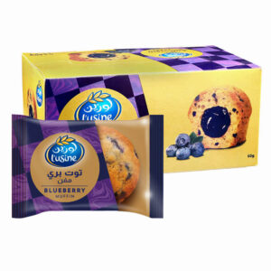 لوزين مافن بالتوت الأزرق 16x360جم