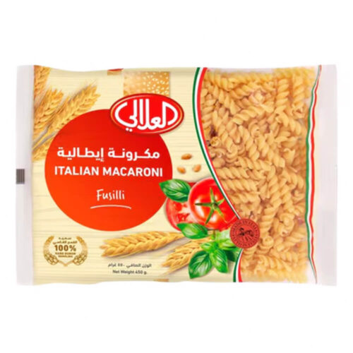 Al Alali Italian Macaroni Fusilli Pasta 450g