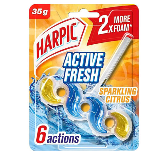 Harpic Toilet Block Active Fresh Sparkling Citrus 35g