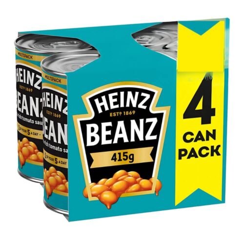 Heinz Baked Beans In Tomato Sauce 4 Pack