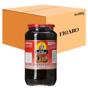 Figaro Olive Slice Black 480g