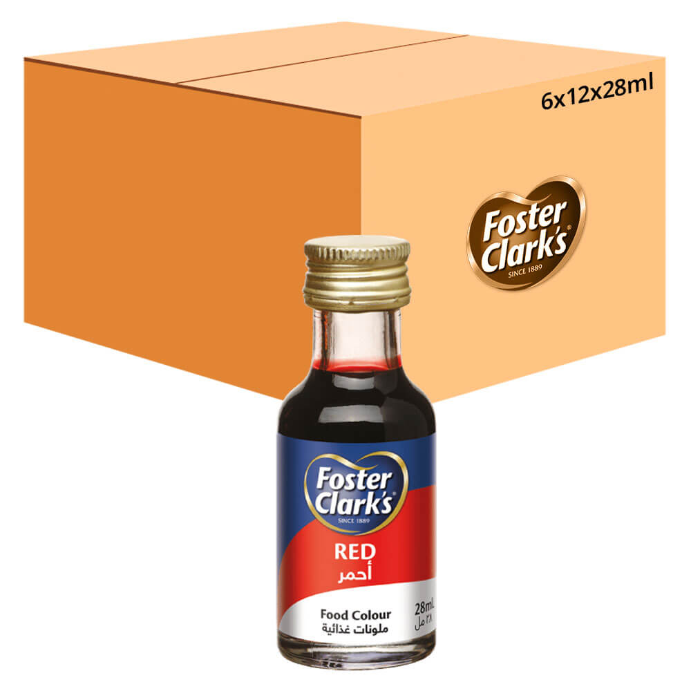فوستر كلاركس ملون أحمر 6x12x28مل