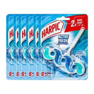 Harpic Active Fresh 2X More Foam Marine Splash 35g