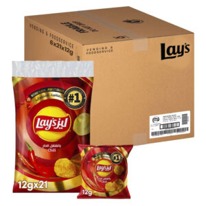 Lays Chilli Flavour 12g flavorful fiery kick snack