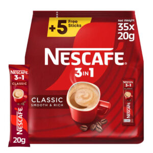 Nescafe 3 in 1 Coffee Classic 35x20g wide range of coffee